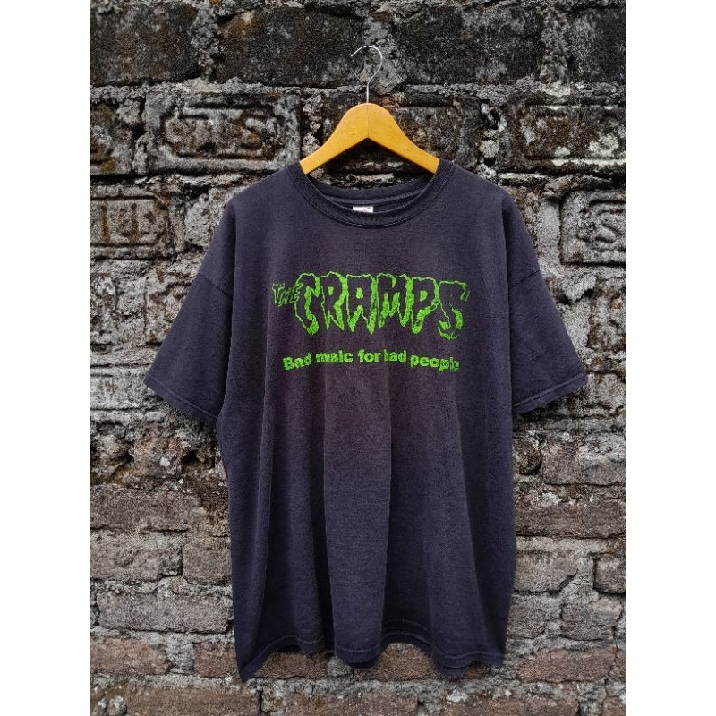 kaos band vintage the cramps by fruit of the loom