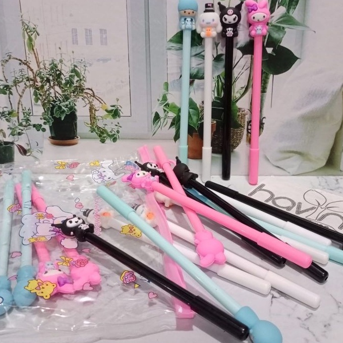 

Murah 12pcs atau 2pcs Pen karakterpen fancypen kantongpen mix pen dapet pouchpen 122pcs dompet