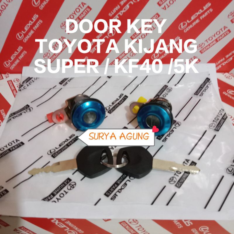 ANAK KUNCI PINTU MOBIL / DOOR KEY TOYOTA KIJANG SUPER KF40 / KIJANG GRAND 5K HARGA SET 2PCS