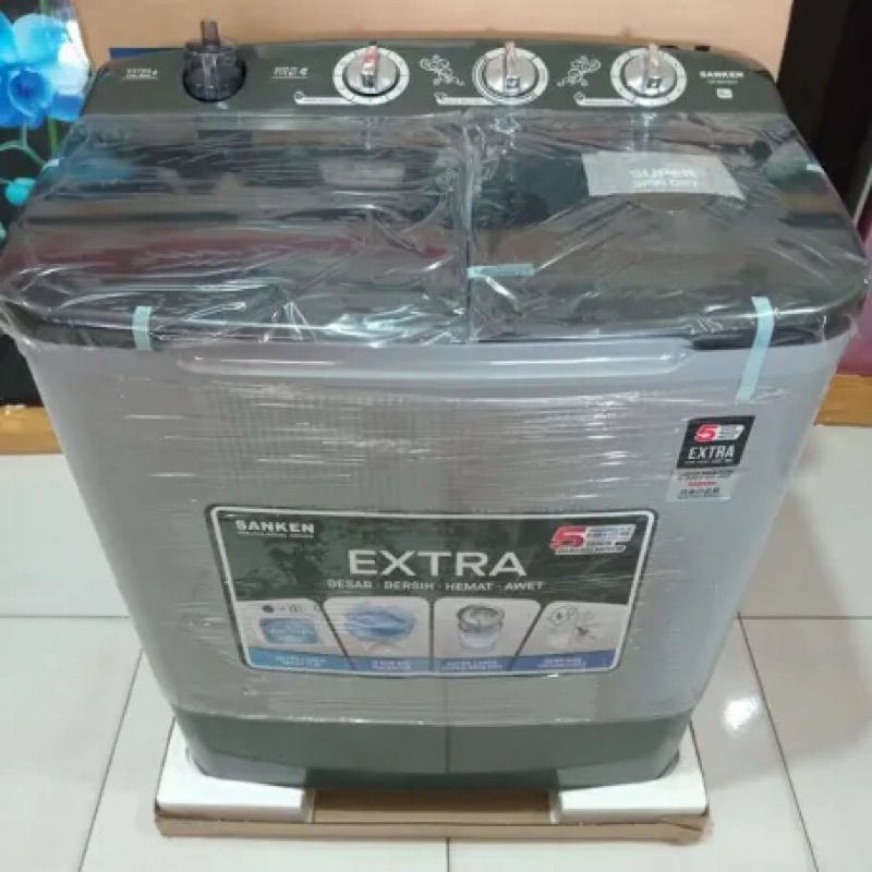 MESIN CUCI 2 TABUNG 8kg SANKEN