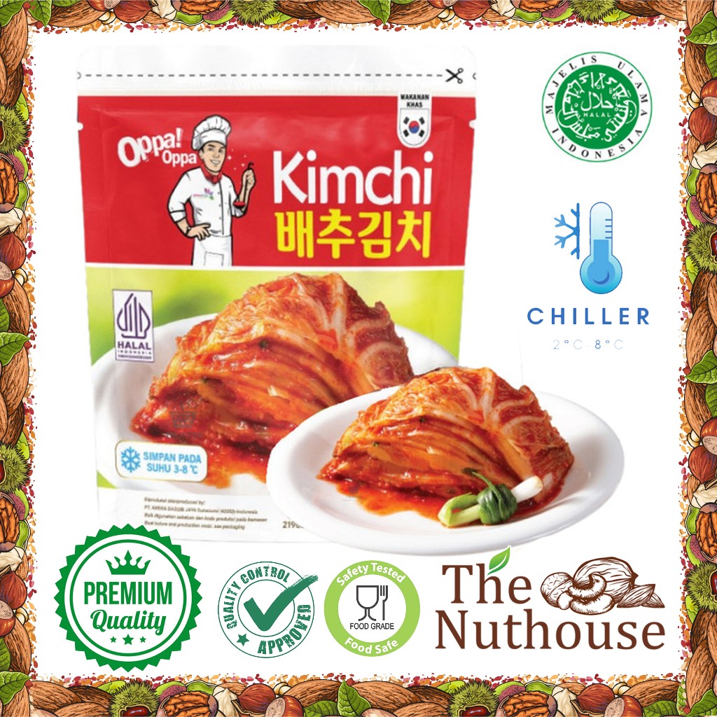 

Oppa! Oppa Kimchi Sawi Fresh / Kimchee Makanan Korea 100gr / 200gr [HALAL]