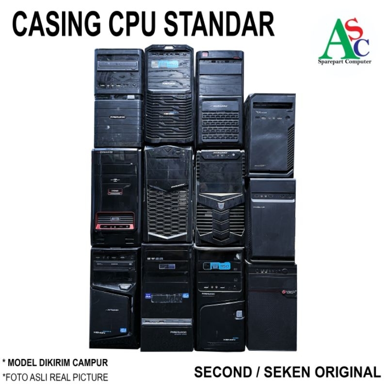 Casing Cpu Komputer Standar Second Dikirim Campur