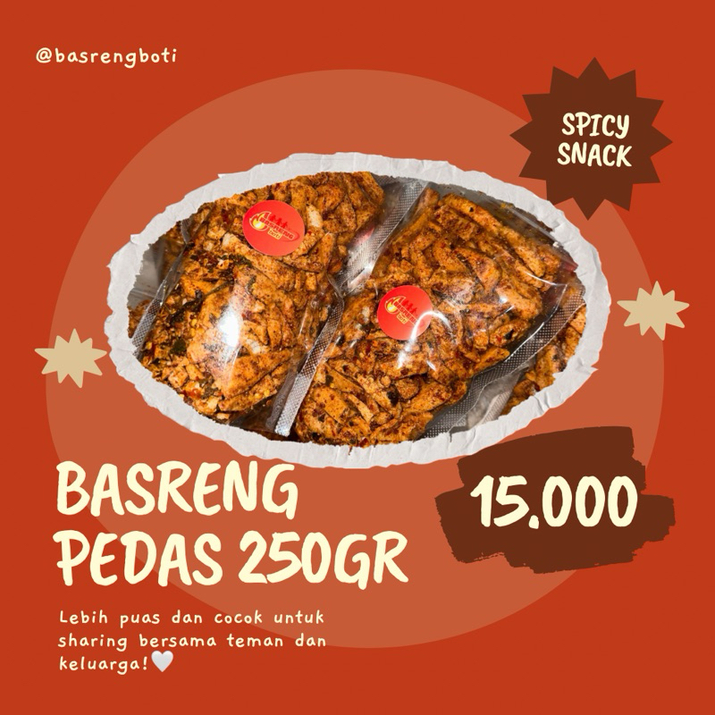 

BASRENG PEDAS 250gr