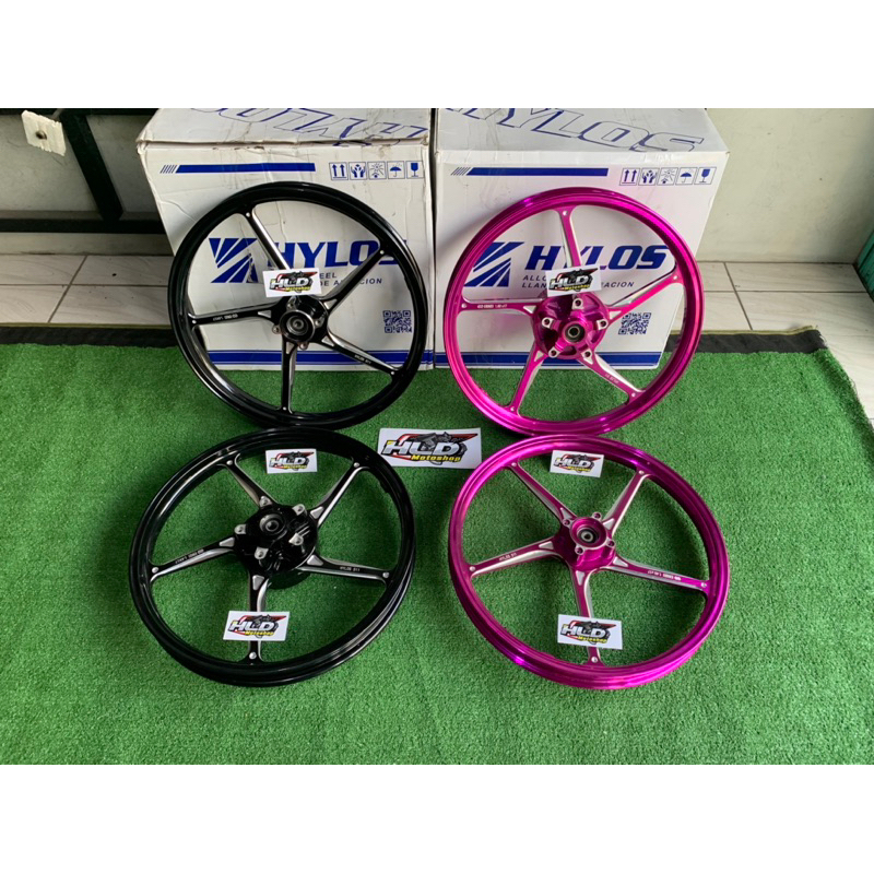 VELG VLEG ENKEI HYLOS Type Tipe 511 CNC ANODIZE Yamaha MX KING / Y15ZR Double Disc Original Hylos Ma