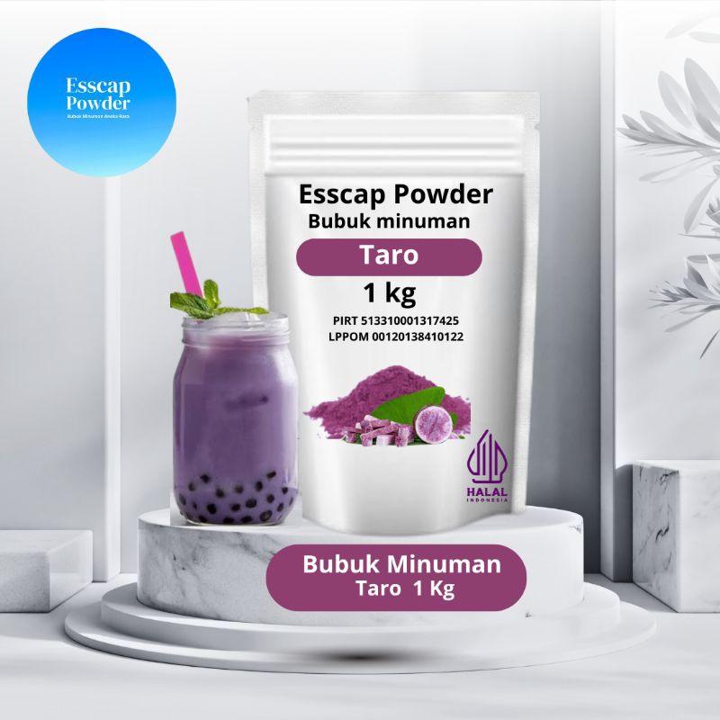 

Bubuk Minuman Rasa Taro 1kg / Sebuk minuman Aneka Rasa / Minuman Instan / Powder Drinks