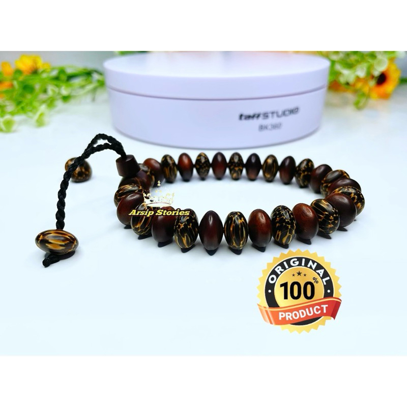 Gelang kayu stigi dan liwung model pipih