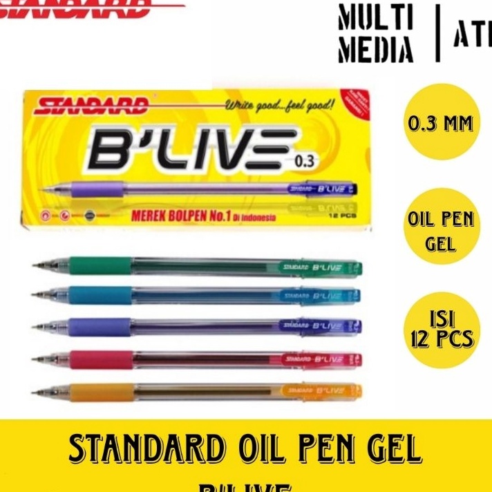 KI3 PULPEN STANDARD BLIVE  PEN STANDARD BLIVE 1 PAK