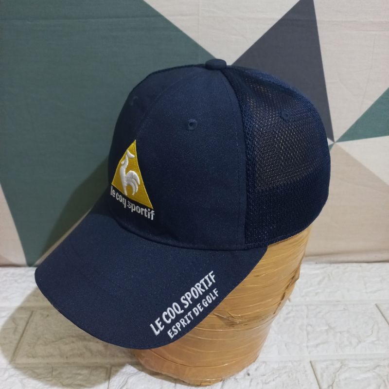 Topi Le Coq Sportif Original Second Le Coq Jaring