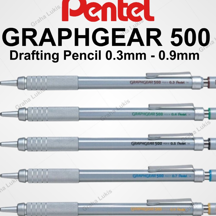

HJ6 Pentel Graph Gear Drafting Pencil 3 5 7 9 mm