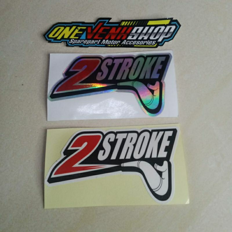 STICKER 2 STROKE PRINCUT