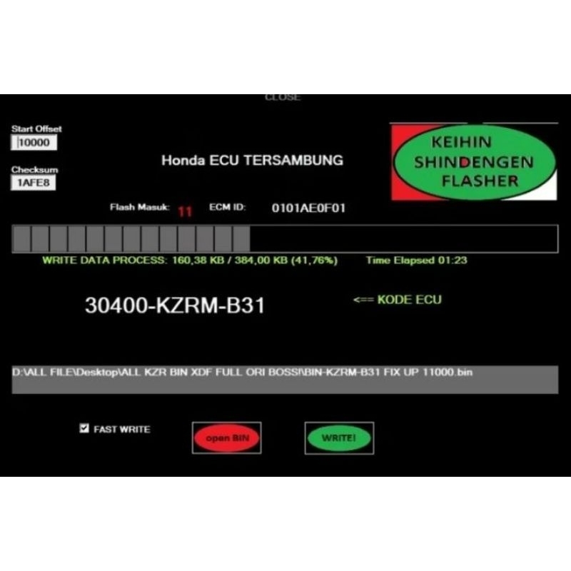 software remap ecu honda keihin dan shindegen suport KZR