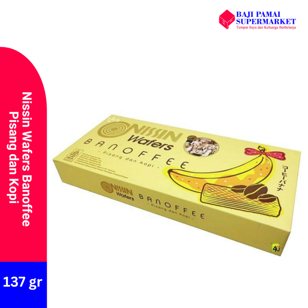 

Nissin Wafers Banoffee Pisang dan Kopi 137 gr