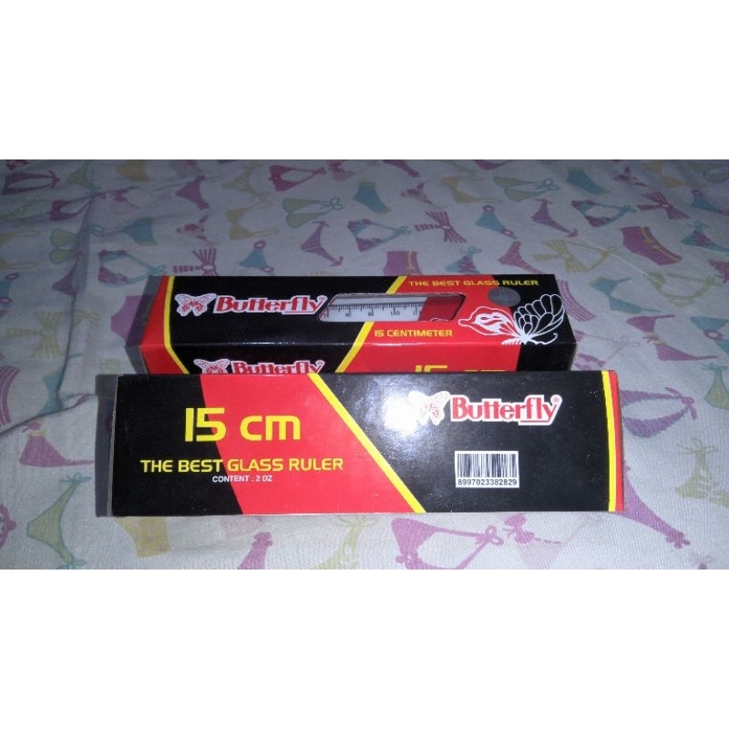 

penggaris butterfly 15cm