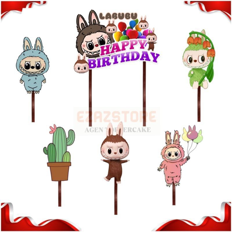 

hiasan kue ulangtahun / toper labubu / toper cake / toper murah