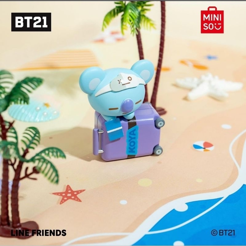 Figure bt21 miniso blindbox official koya unsealed
