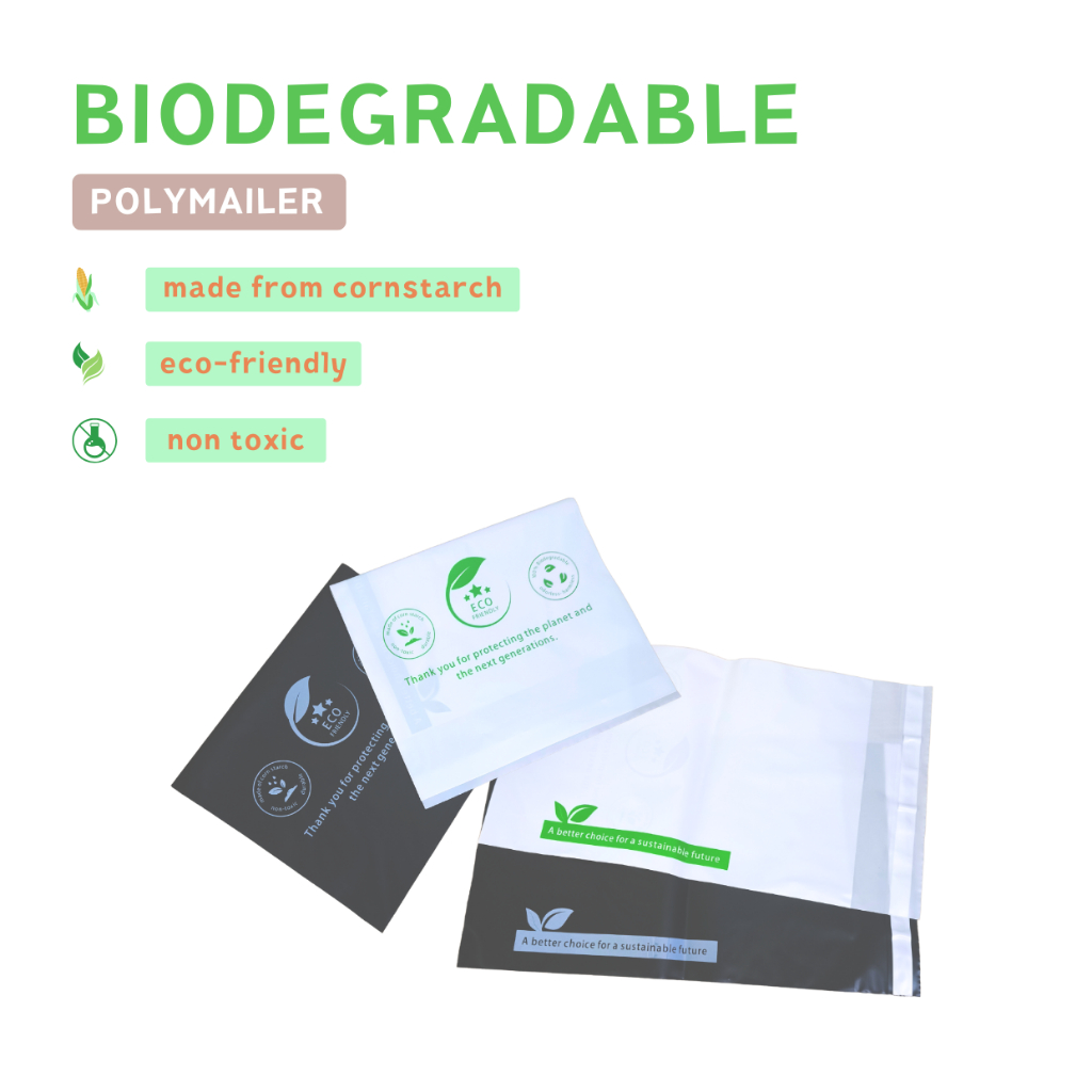 

Plastik polymailer ramah lingkungan / Biodegradable polymailer, BPA free, non toxic