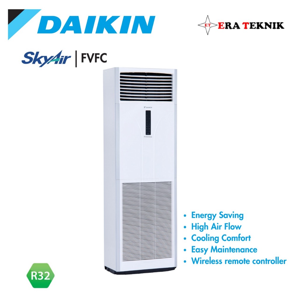 AC Floor Standing Daikin Malaysia 5PK Inverter R32 FVFC125AV14