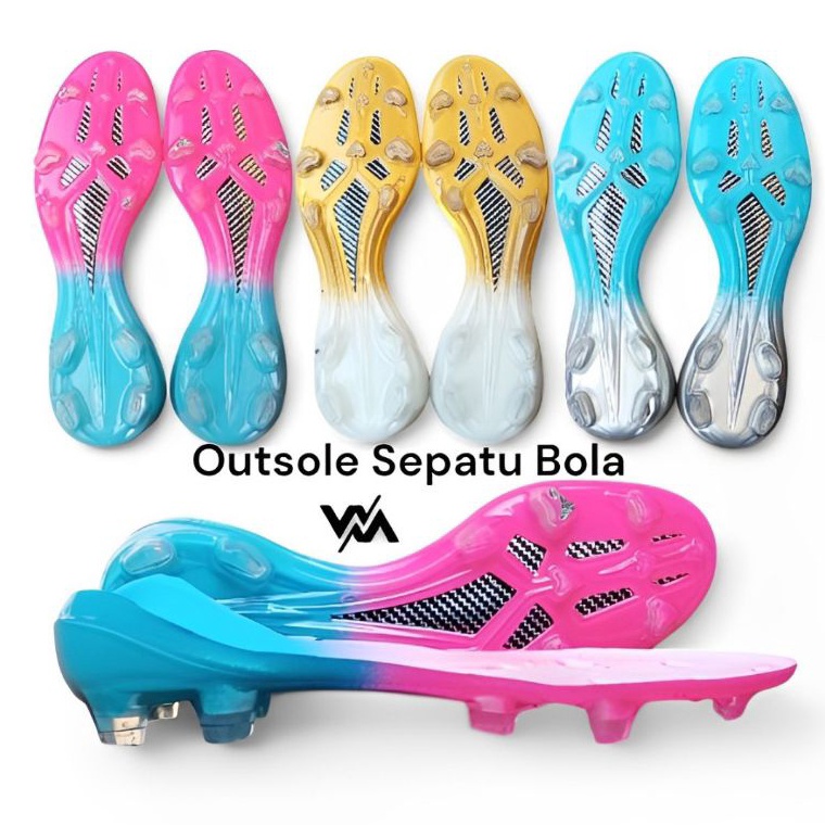 KODE Q2R Sol Bola 2 warnaOutsole Sepatu Bola Sol Sepatu Bola Sol Sepatu Bola karbonTelapak Sepatu Bo