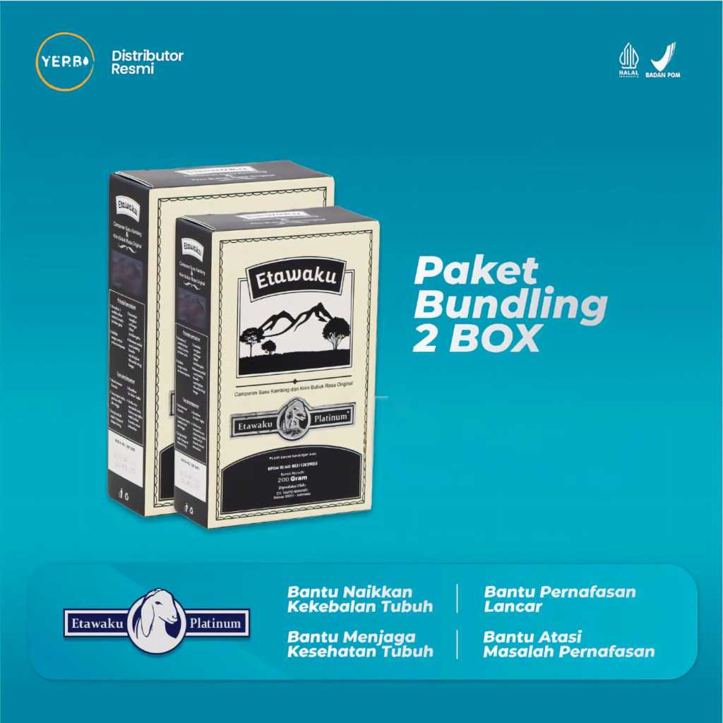 

Paket 2 Box Etawaku Platinum - Ampuh Sembuhkan Sesak Nafas Tanpa Susu Asma Susu Batuk Susu Tuberkulosis Susu Nyeri Dada Susu Sendi Susu Asam Urat Susu Kolesterol Susu Pernapasan Susu Pernafasan Susu Tulang Susu Tulang Susu Sendi Obat Asam Urat Obat Sendi