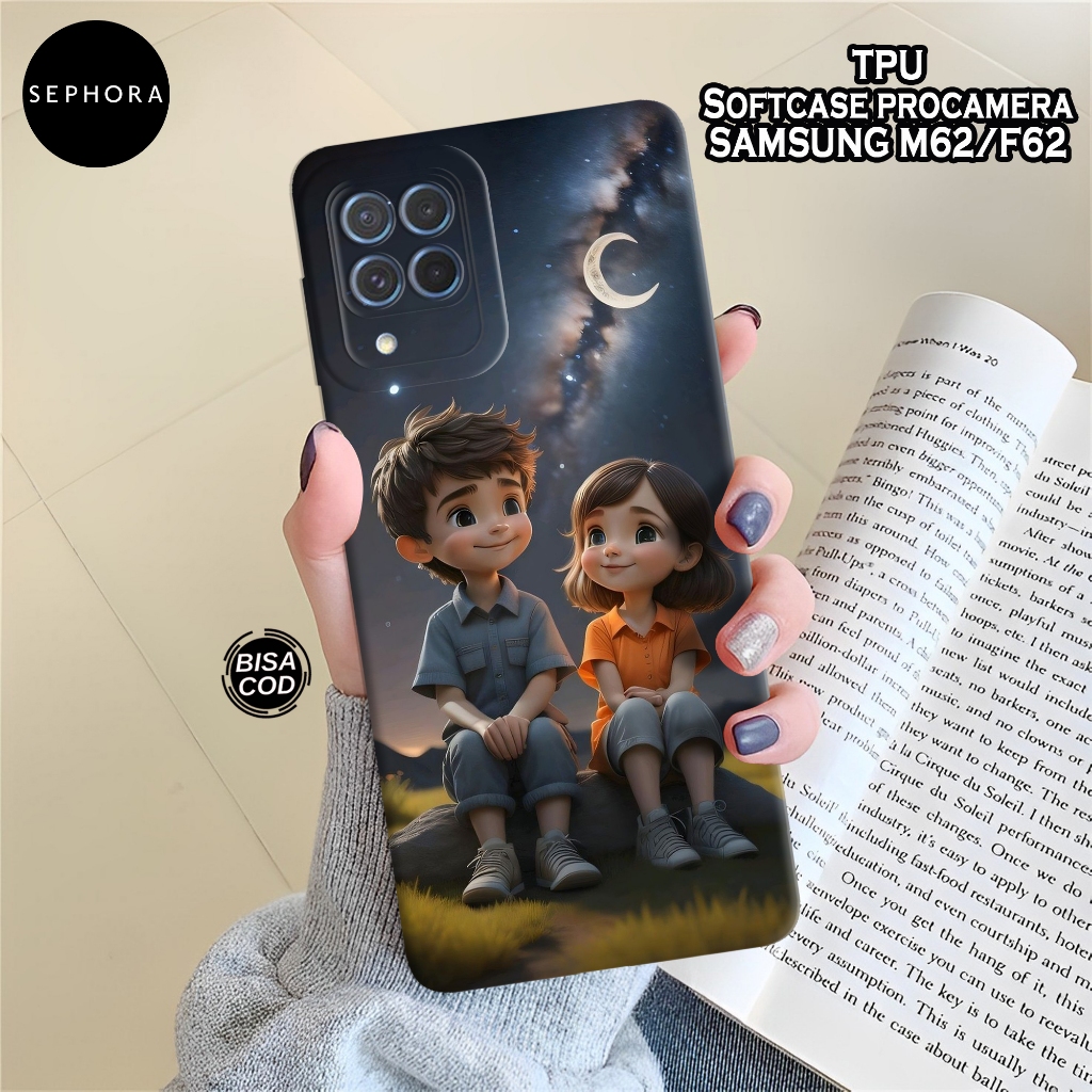 Case Samsung M62 / F62 Terbaru - Fashion Case Cartoon - Softcase Samsung M62 / F62 - Case Pro Camera