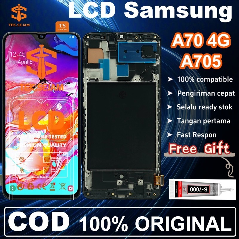 FOR LCD TOUCHSCREEN SAMSUNG A70 / A705 ORIGINAL NEW LCD TOUCHSCREEN SAMSUNG GALAXY A70 A705  lcd a70