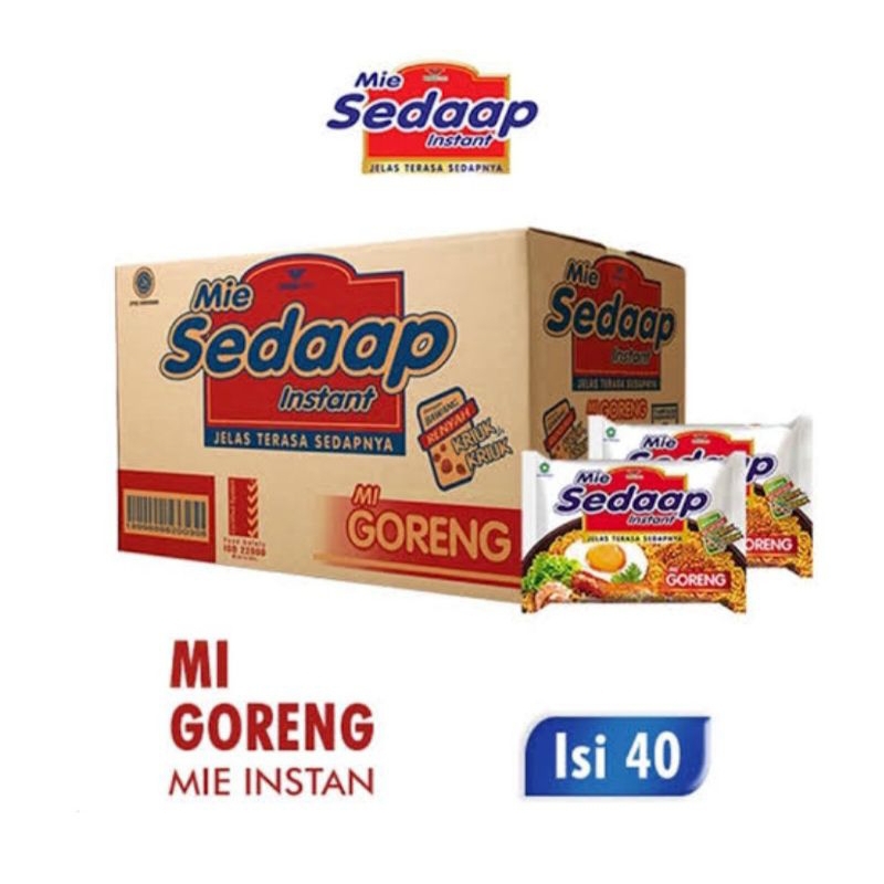 

MIE SEDAP GORENG 1 DUS 40 PCS