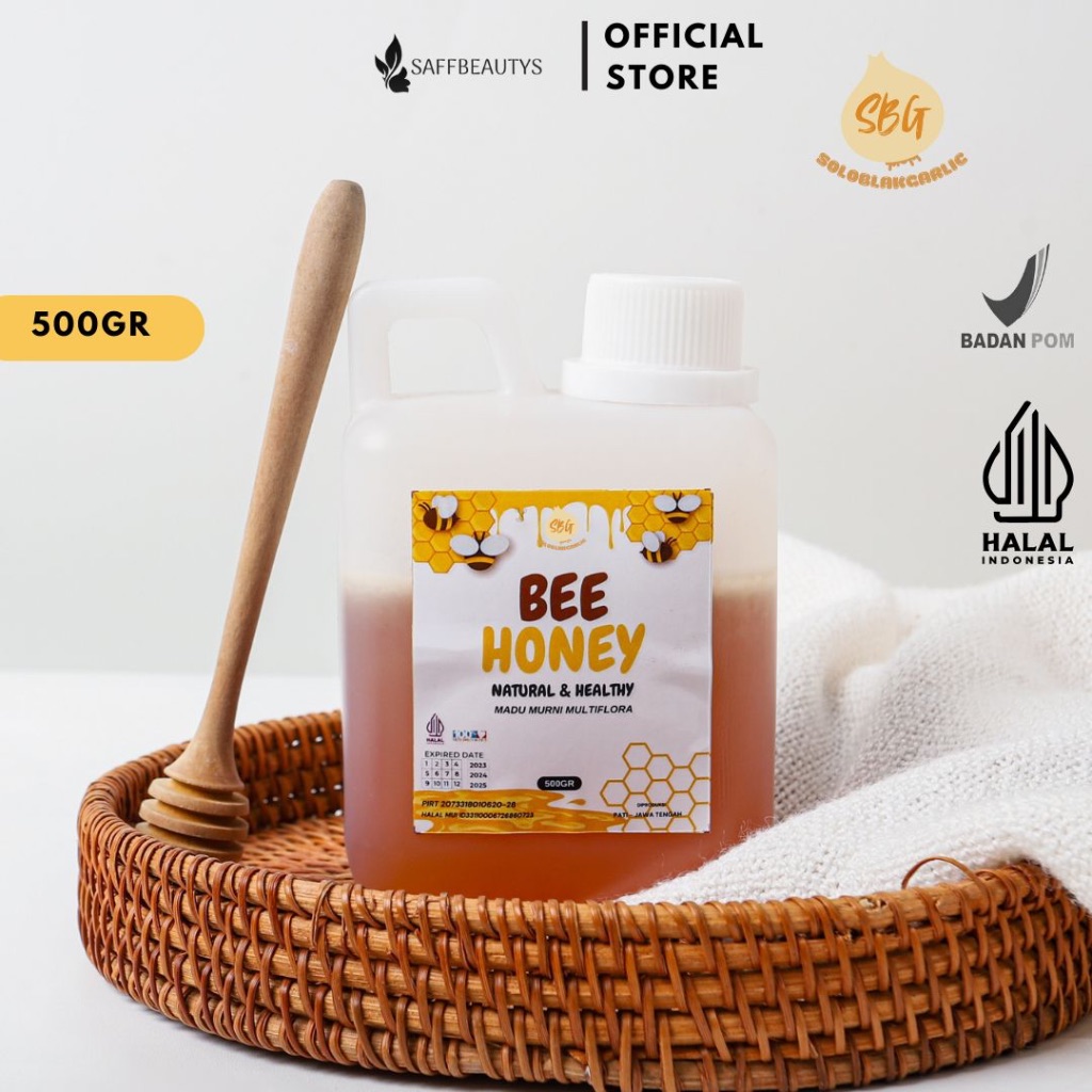 

Bee Honey - Madu Asli Multi Flora Original 500gr HALAL & DINKES