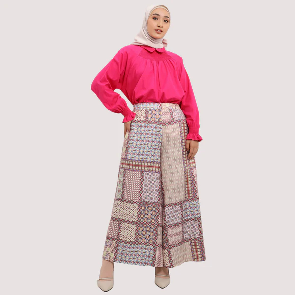 Celana Sarimbit Sevilla Kulot wanita wanita celana panjang