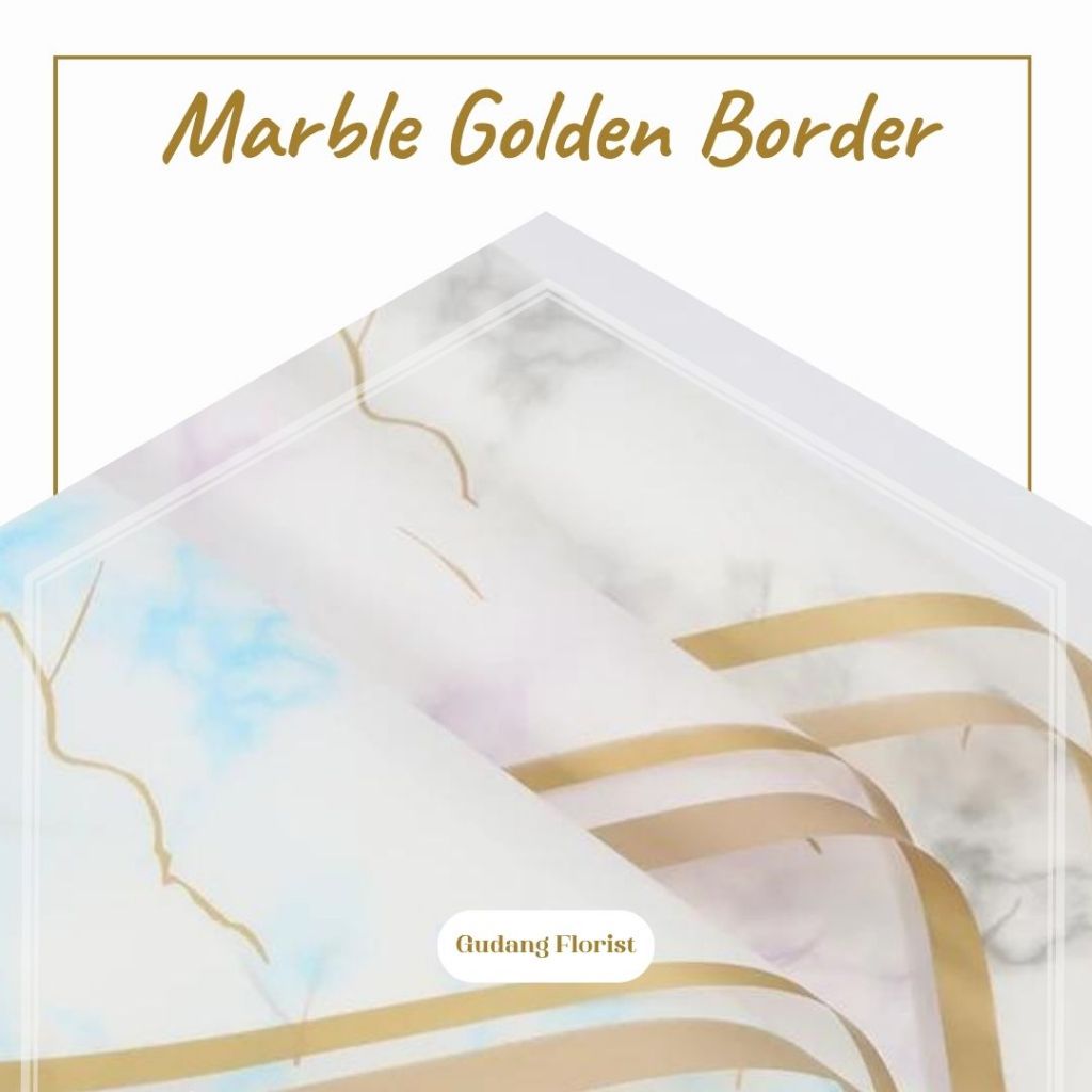 

MARBLE GOLDEN BORDER / CELLOPHANE