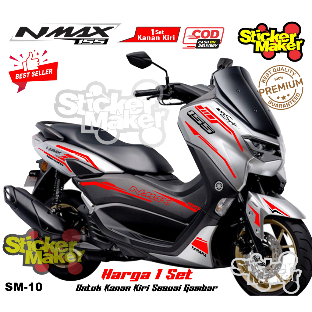 STRIPING NMAX 155 striping variasi yamaha nmax 155 NEW stiker striping nmax new 155 STICKER striping