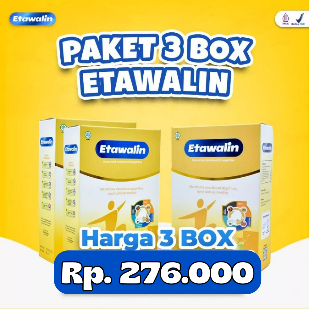 

Etawalin Susu Kambing Solusi Asam Urat Original 3 Box