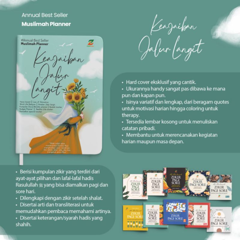 

Muslimah Planner Kalender 2025-2027 "Keajaiban Jalur Langit