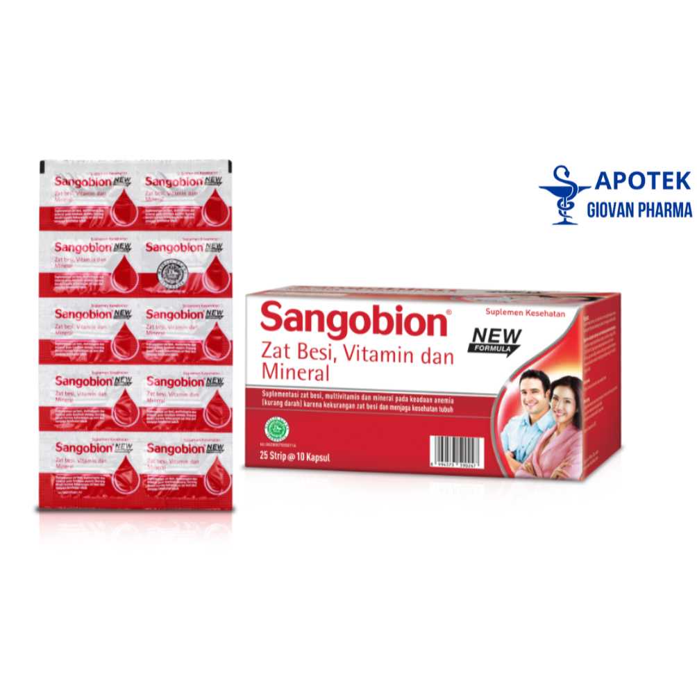 SANGOBION 1 STRIP 10 TABLET / ZAT BESI