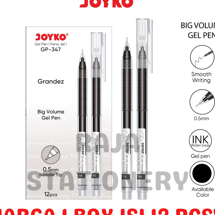 

FG2 JOYKO GEL PEN TINTA PULPEN PENA JOYKO 5MM GP347 12PCS