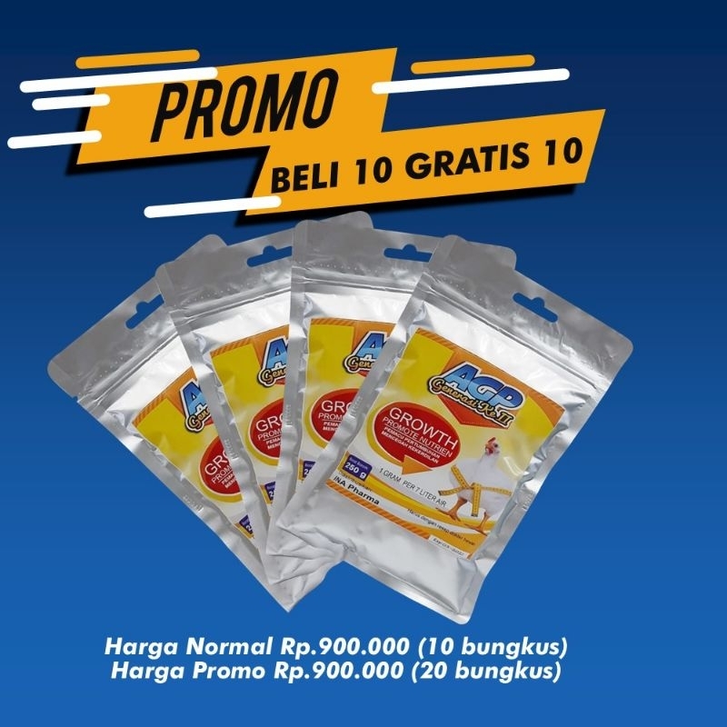 promo AGP ii 20 bungkus