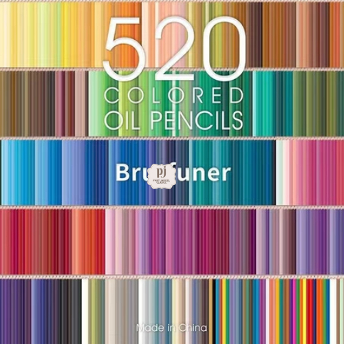 

Pen Pencil Pulas Pewarna Gambar Lukisan Profesional Oil Colored Pulas Pensil Brutfuner 520 Pcs Premium