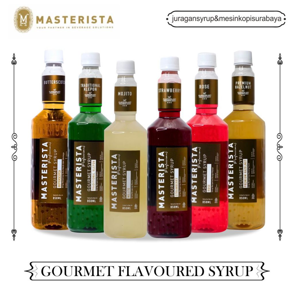 

Masterista Flavoured Syrup (All Var.) 850ml | Jual Masterista di Surabaya