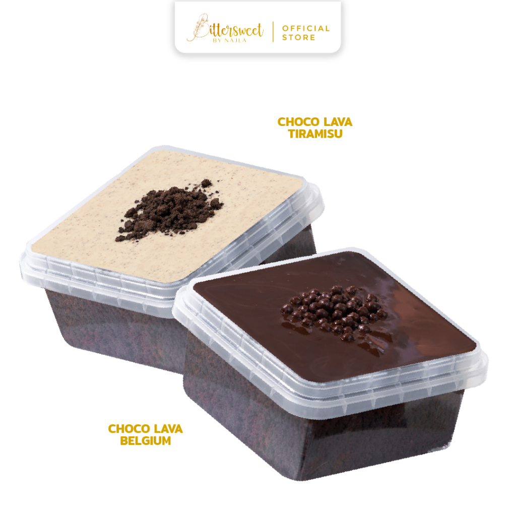 

2 Choco Lava ( Belgium + Tiramisu )