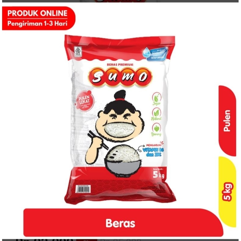 

SUMO Beras Merah Kemasan 5 Kg