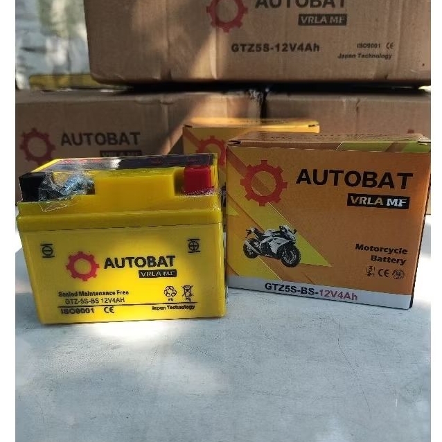 Aki Motor GTZ5S Mio J,Fino, Xride,Byson,Beat,SoulGt, Vixion, Cb150,R15Old, Supra X125, Kharisma