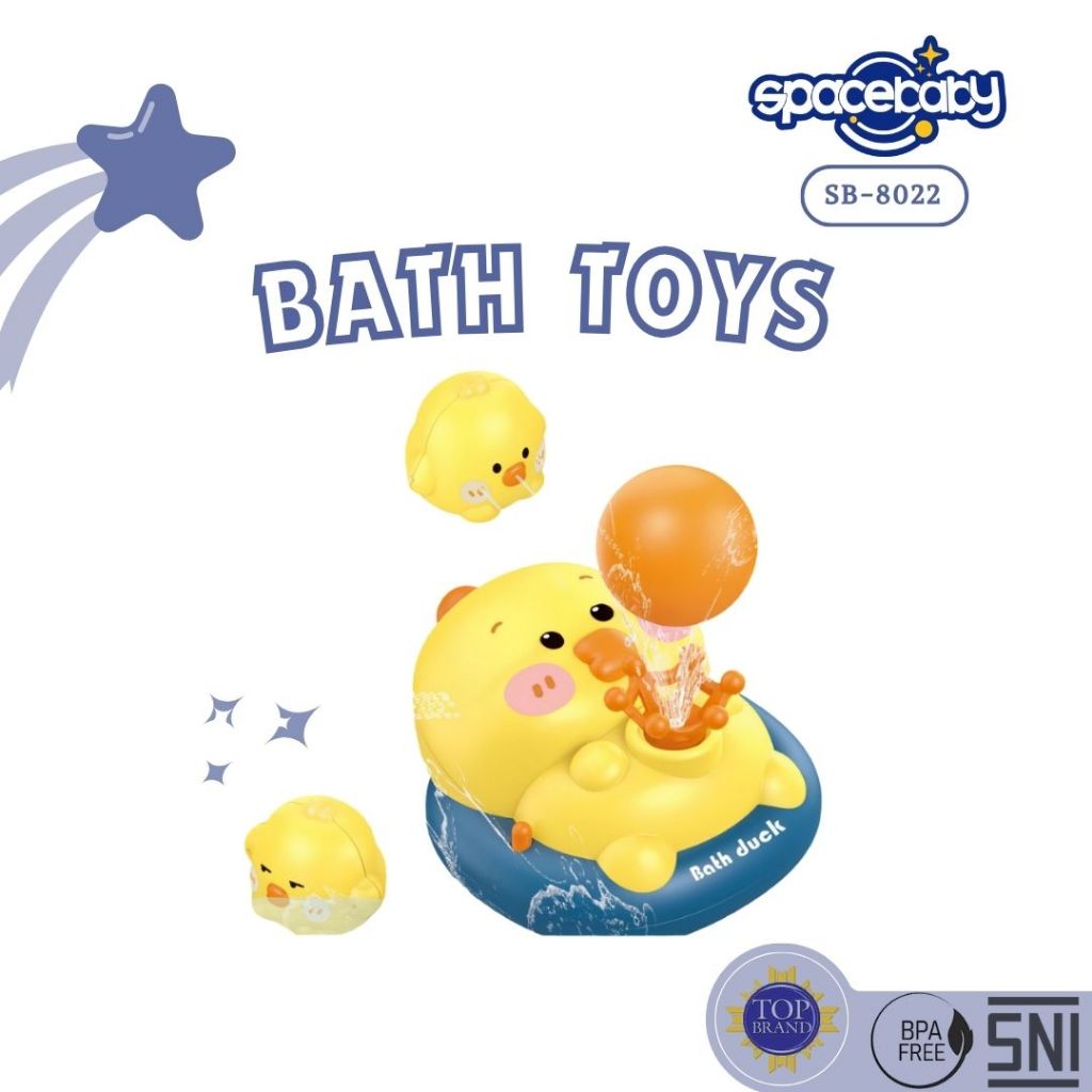 Spacebaby Bath Toys Bebek Wind Up Function SB 8022