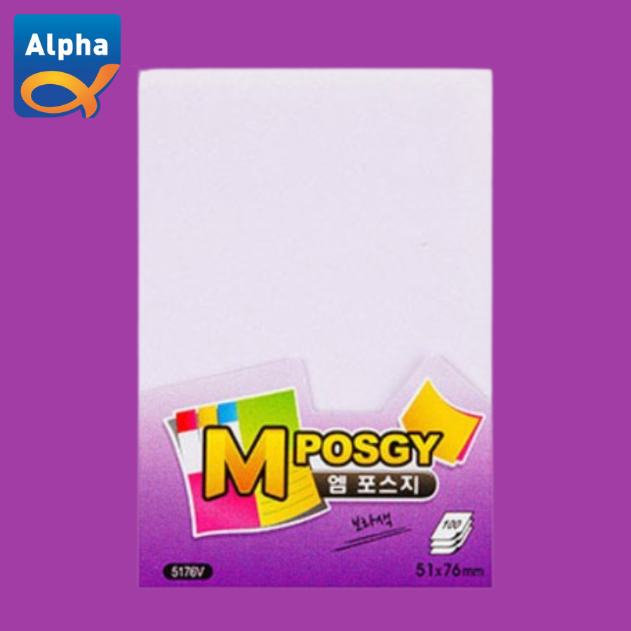 

[M-Posgy] Sticky Notes 51 x 76 mm / Kertas Sticky Notes - Violet