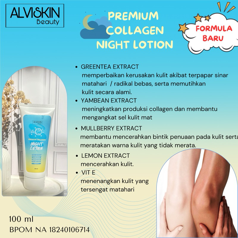 BPOM ALVISKIN HB Body lotion pemutih badan hb kulit susah putih / lotion badan pemutih / bibit pemut