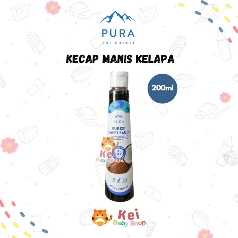 

Pura Kecap Manis Kelapa 200ml Purest Sweet Sauce Soy Free Gluten Free