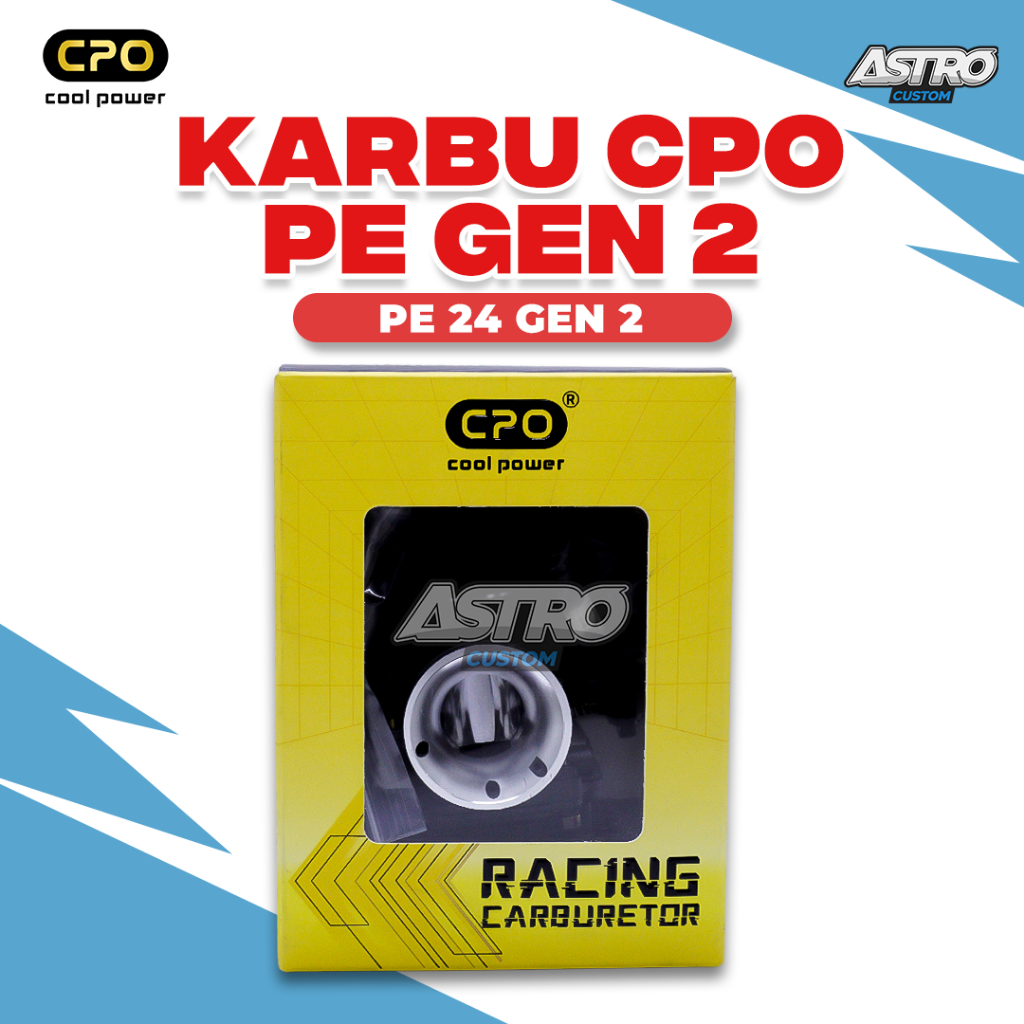 Karburator CPO GEN 2 PE 24 26 28 30 Black Series Skep Bronze Hyper Chrome New Upgrade Cool Power