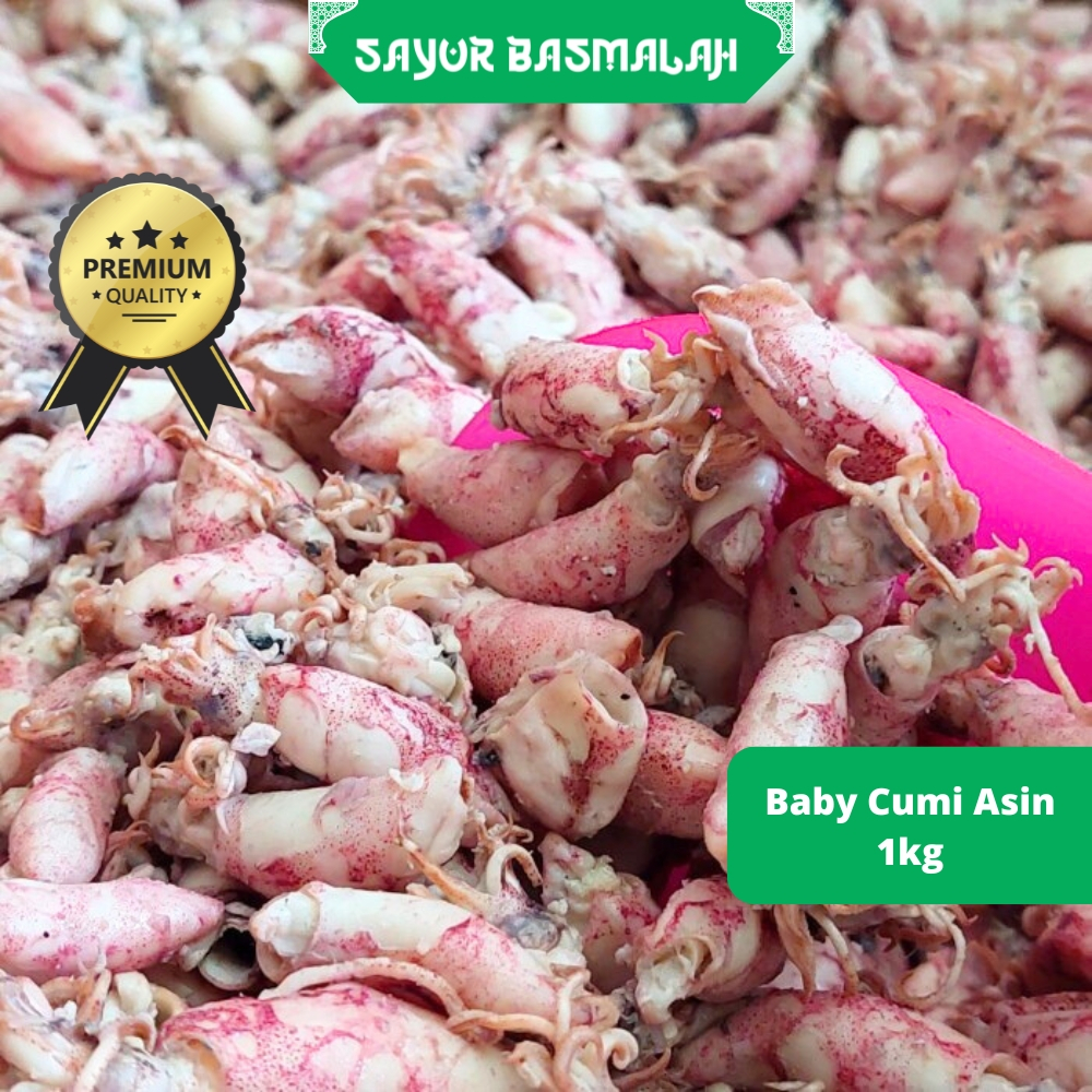 

Baby Cumi Asin 1kg - Sayur Basmalah