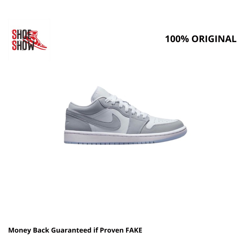 Air Jordan 1 Low Wolf Grey (W) (100% ORIGINAL)
