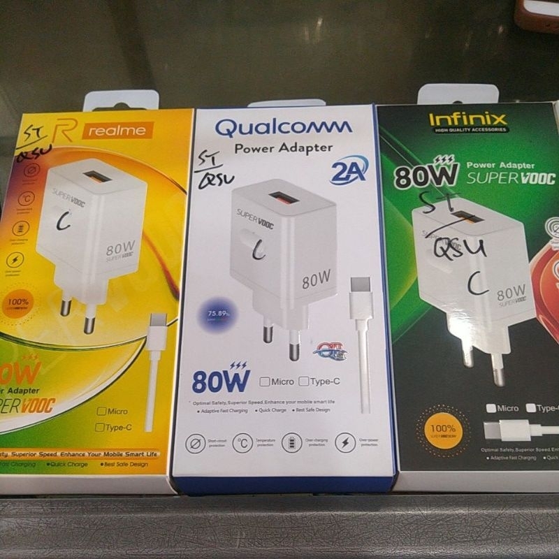 CHARGER 80W SUPER VOOC ALL TYPE