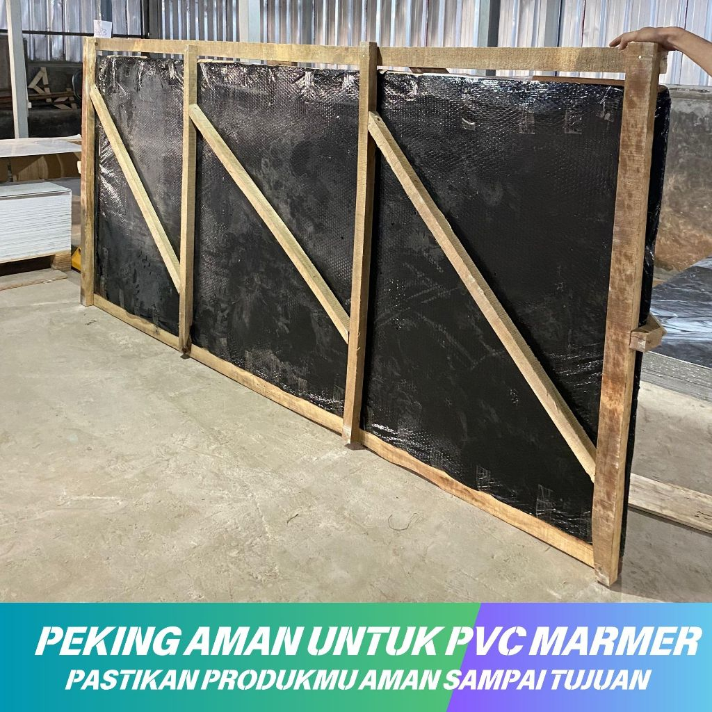 

Peking Kayu EXTRA Tambahan Packingan PVC Marmer Double dus extra