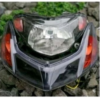 REFLEKTOR REFEKTOR LAMPU DEPAN MIO SMILE CUSTOM PLUS LAMPU SEN SET MIO SMILE CUSTOM HTM OREN